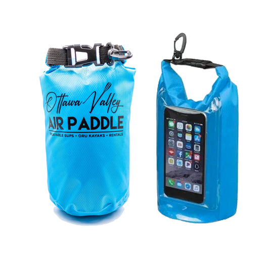 2.5L OVAP Dry Bag with Window, Light Blue