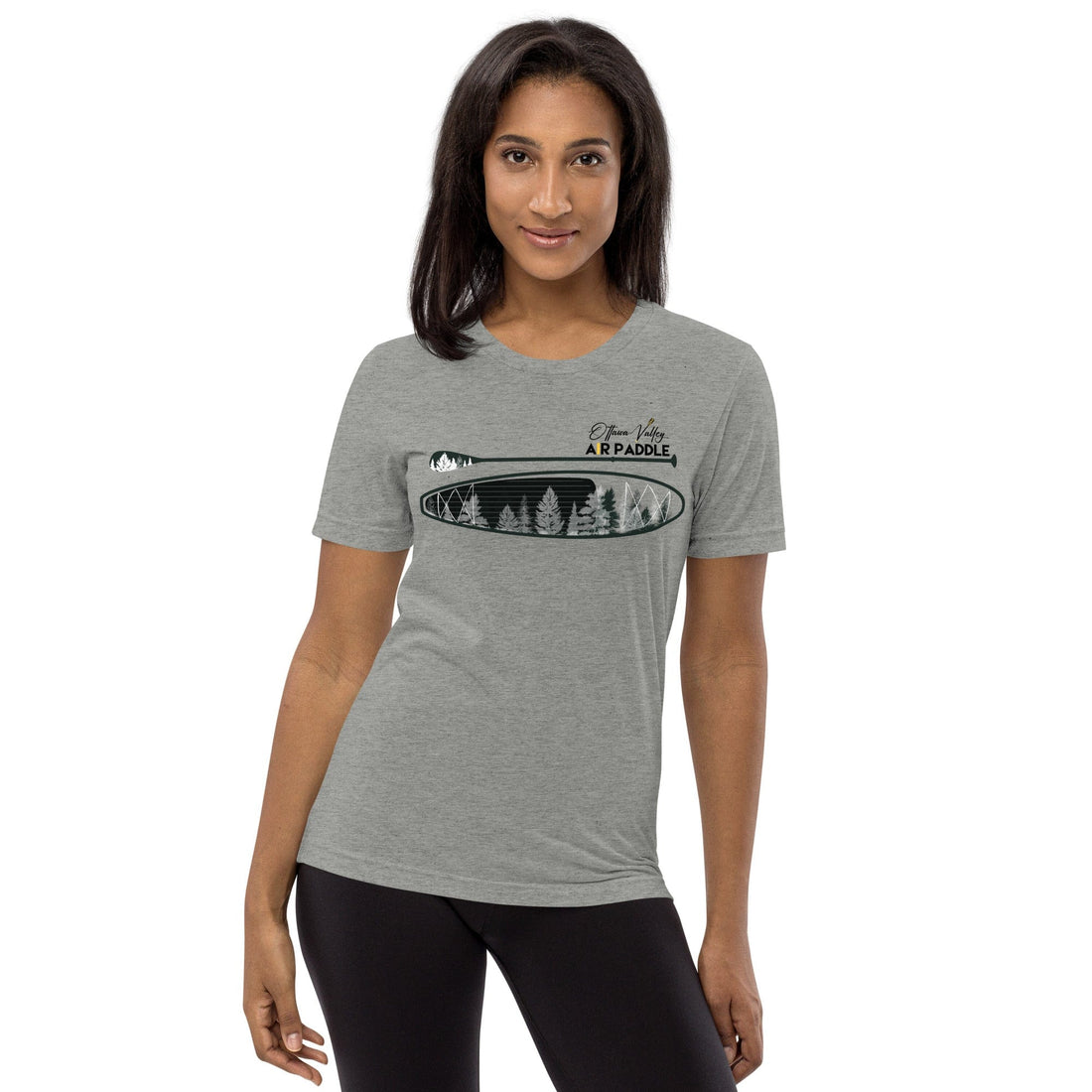 Ottawa Valley Air Paddle Athletic Grey Triblend / XS Forest Paddle Unisex Short Sleeve T-Shirt