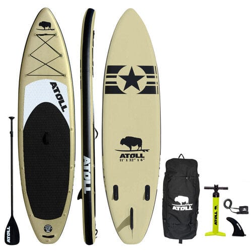Ottawa Valley Air Paddle Desert Sand Atoll 11' Inflatable Stand Up Paddleboard