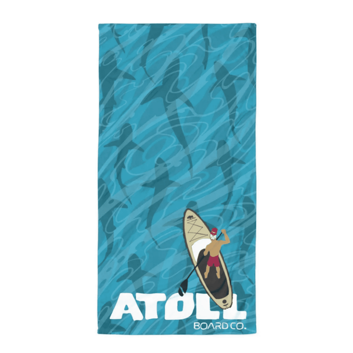 Ottawa Valley Air Paddle Atoll Board Co. Towel - Shiver of Sharks