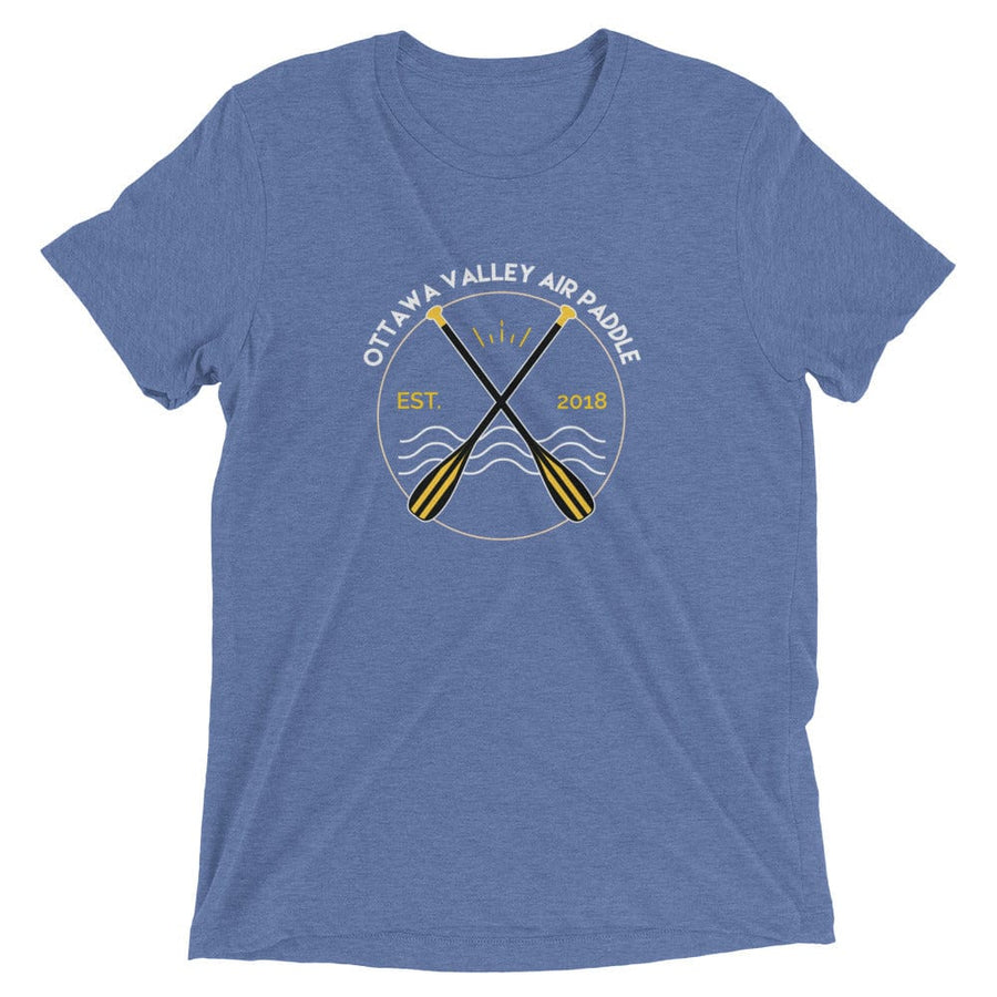 Ottawa Valley Air Paddle Blue Triblend / XS Short sleeve t-shirt