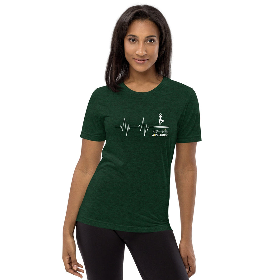 Ottawa Valley Air Paddle Emerald Triblend / XS Heartbeat Yoga Women's T-Shirt
