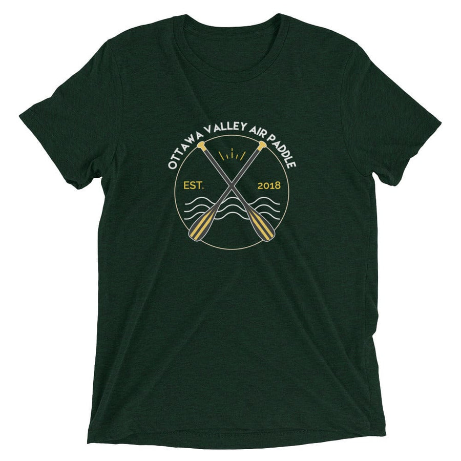 Ottawa Valley Air Paddle Emerald Triblend / XS Short sleeve t-shirt