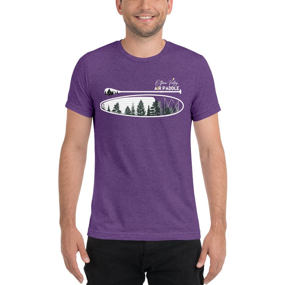 Ottawa Valley Air Paddle Purple Triblend / S Forest Paddle Men's T-Shirt