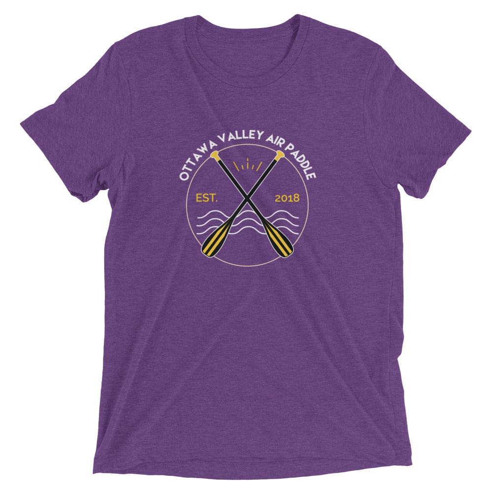 Ottawa Valley Air Paddle Purple Triblend / XS Short sleeve t-shirt