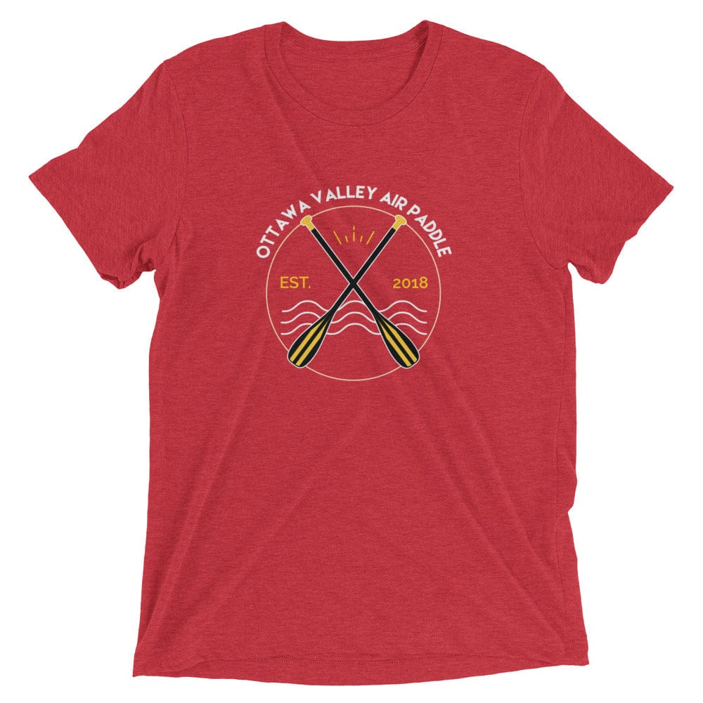 Ottawa Valley Air Paddle Red Triblend / XS Short sleeve t-shirt