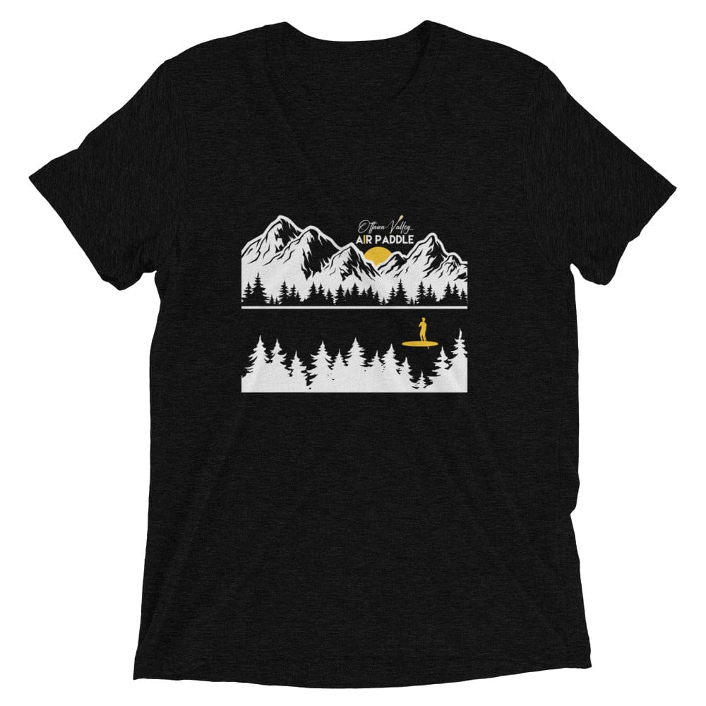 Ottawa Valley Air Paddle Solid Black Triblend / XS Paddling In The Wild - Short sleeve t-shirt
