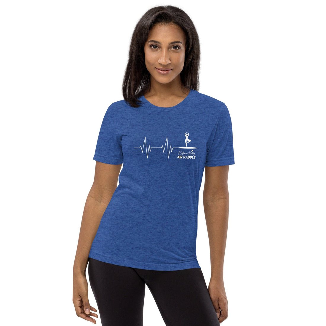 Ottawa Valley Air Paddle True Royal Triblend / XS Heartbeat Yoga Women's T-Shirt