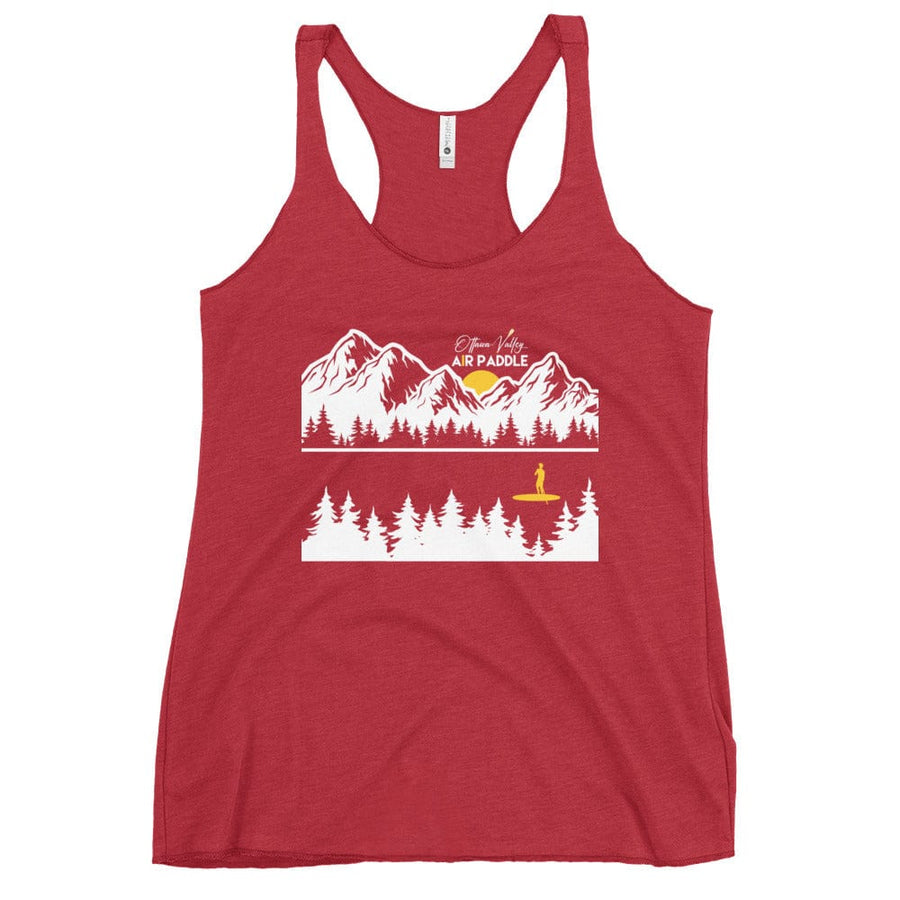 Ottawa Valley Air Paddle Vintage Red / XS Paddling in the Wild - Women's Racerback Tank