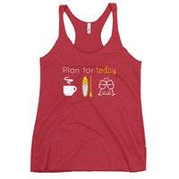 Ottawa Valley Air Paddle Vintage Red / XS Plan For Today - Women's Racerback Tank