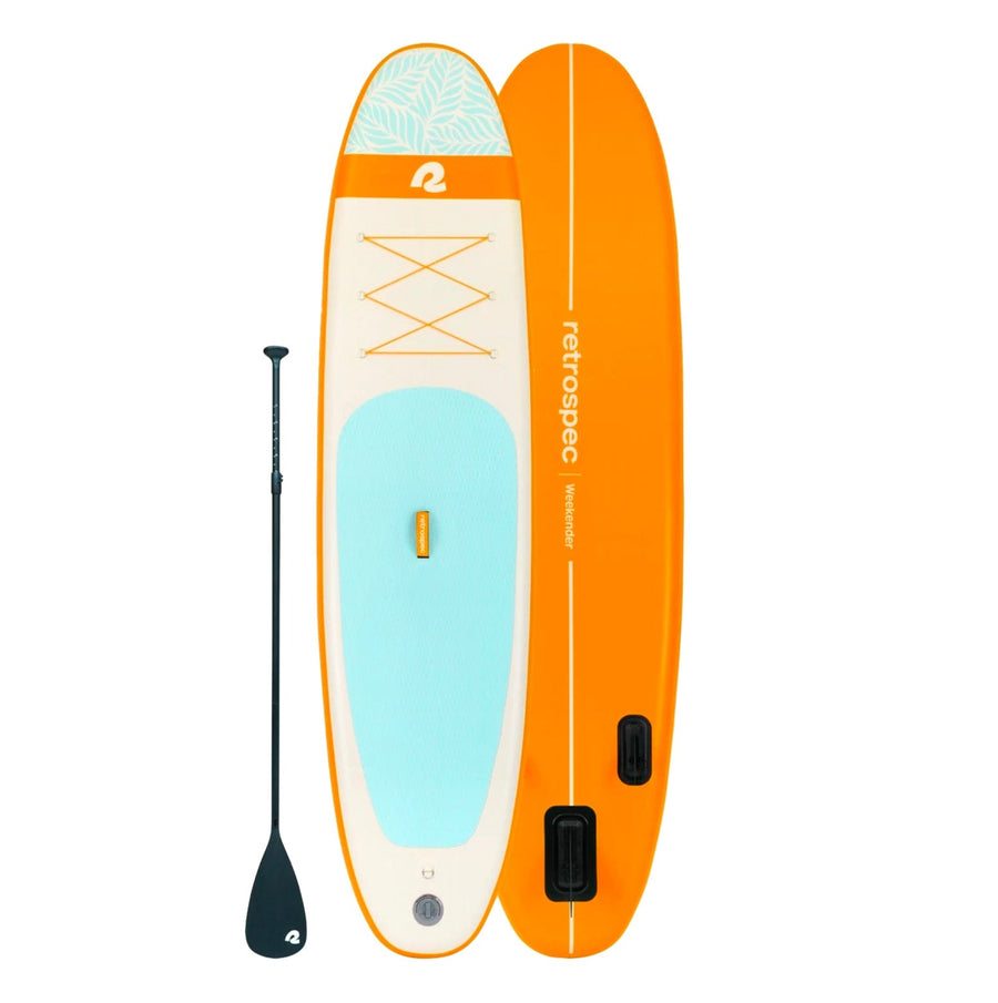 Retrospec Creamsicle Weekender 10' Inflatable Stand Up Paddleboard (SUP)