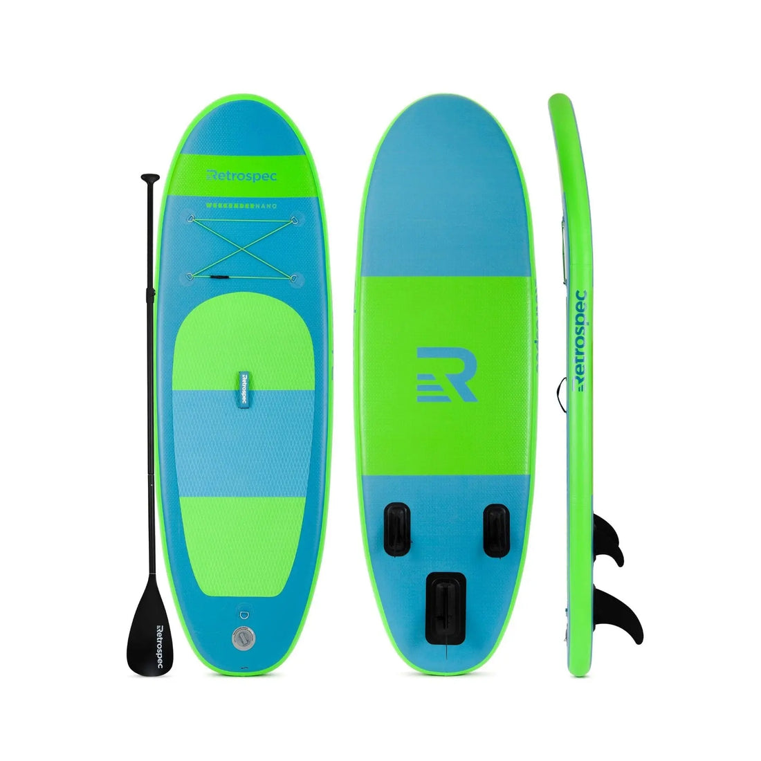 Retrospec Weekender-Nano 8' Youth Inflatable Stand Up Paddleboard (SUP)