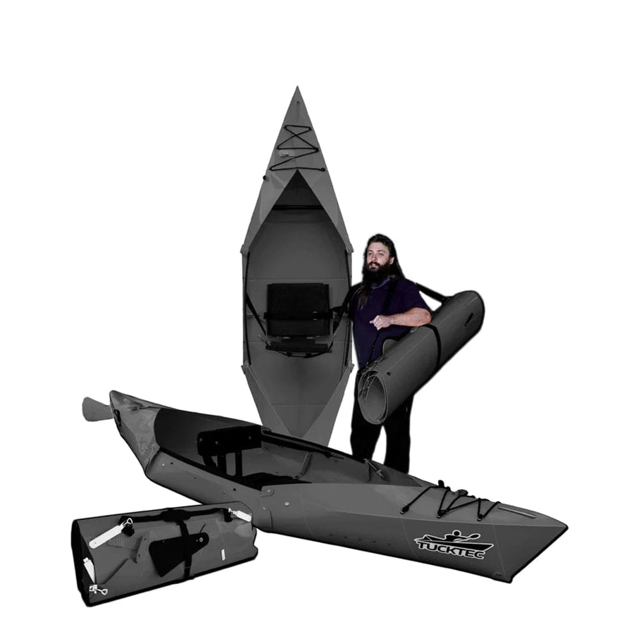 Tucktec Black 2023 Tucktec 8' Folding Kayaks