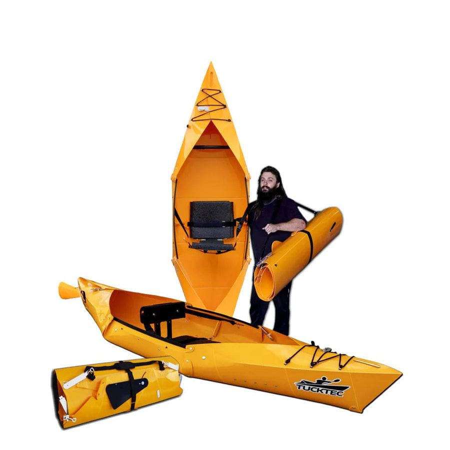 Tucktec Dark Yellow 2023 Tucktec 8' Folding Kayaks