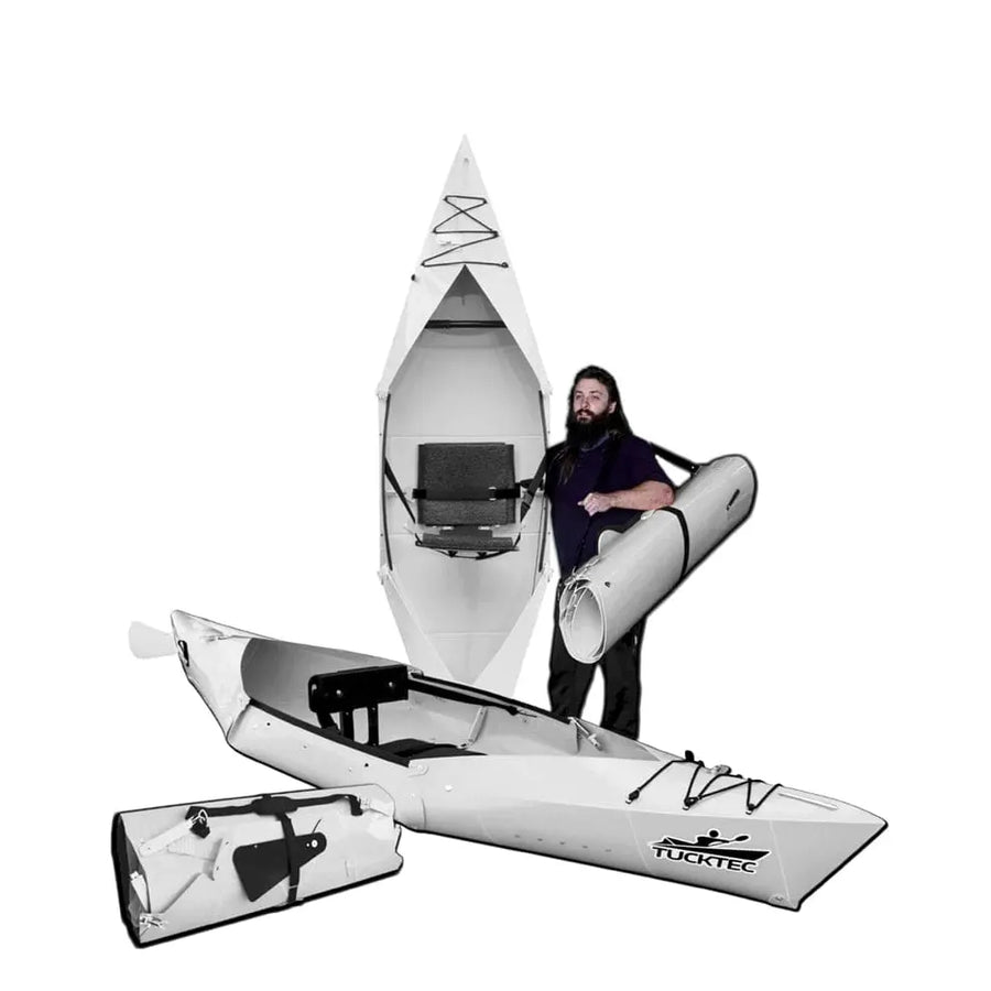 Tucktec White 2023 Tucktec 8' Folding Kayaks